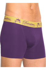 2022 Derriere Equestrian Mens Performance Bonded Padded Shorty Underwear DEPBPSM14 - Purple
